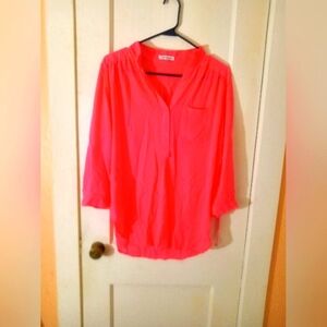 Ladies silk long sleeve blouse